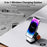KU XIU X55 Foldable Charging Pad for iPhone Magnetic Wireless Charger for Apple Watch AirPods - Black - 6