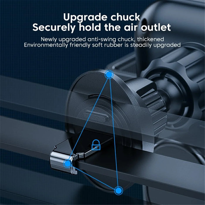 X10 15W Wireless Fast Charging Car Charger Phone Holder Mount Cell Phone Bracket Stand - Silver - 7