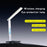 YESIDO DS20 LED Desk Lamp 10W Wireless Charging Function Time Temperature Display Table Light - 2