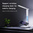 YESIDO DS20 LED Desk Lamp 10W Wireless Charging Function Time Temperature Display Table Light - 3
