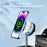 C09 Magnetic Wireless Charging Station for Phone / Airpods / Apple Watch with Alarm Clock Night Light - Black - 7