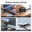 X512 For Apple Samsung Universal Watch Charger Mini Magnetic Wireless Charging Pad with Type-C+USB Plug - Black - 7
