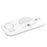 A32 3-in-1 Foldable Charging Station with iP Connector for iPhone / Apple Watch / AirPods - White - 1