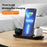 A32 3-in-1 Foldable Charging Station with iP Connector for iPhone / Apple Watch / AirPods - White - 4