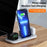 A32 3-in-1 Foldable Charging Station with iP Connector for iPhone / Apple Watch / AirPods - White - 6