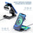 S6 For Iphone / Airpods / Apple Watch 3-in-1 15W Magnetic Wireless Charging Station Desktop Bracket - Black - 3