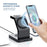 S6 For Iphone / Airpods / Apple Watch 3-in-1 15W Magnetic Wireless Charging Station Desktop Bracket - Black - 4