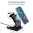 S6 For Iphone / Airpods / Apple Watch 3-in-1 15W Magnetic Wireless Charging Station Desktop Bracket - Black - 6