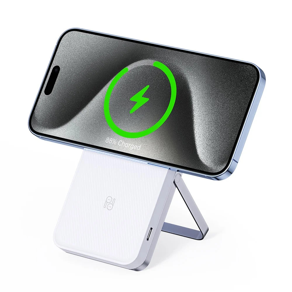 DUZZONA W19 15W Wireless Charger for iPhone 16 Series / Apple Watch 10 / AirPods 4 3-in-1 Sliding Charging Station Stand - White - 4