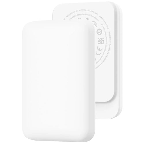 WIWU Wi-P037 Small Pudding Magnetic Phone Wireless Charger 5000mAh Power Bank - White - 1