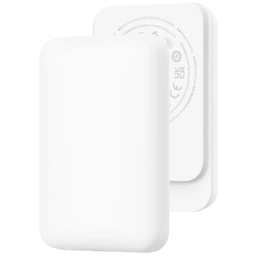 WIWU Wi-P037 Small Pudding Magnetic Phone Wireless Charger 5000mAh Power Bank - White - 1