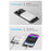 WIWU Wi-P037 Small Pudding Magnetic Phone Wireless Charger 5000mAh Power Bank - White - 3