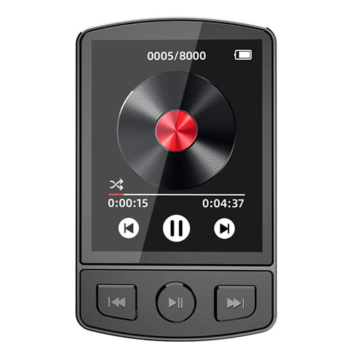 MP3-07 Portable Bluetooth-compatible MP3 Music Player FM Radio 1.77-inch Screen Video MP4 Player - 1