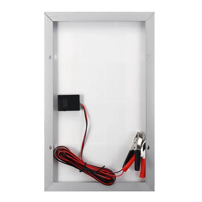 10W 12V Solar Panel Battery Charger with 20A Controller for Vehicle, Gate Opener, Electrical Fence - 2