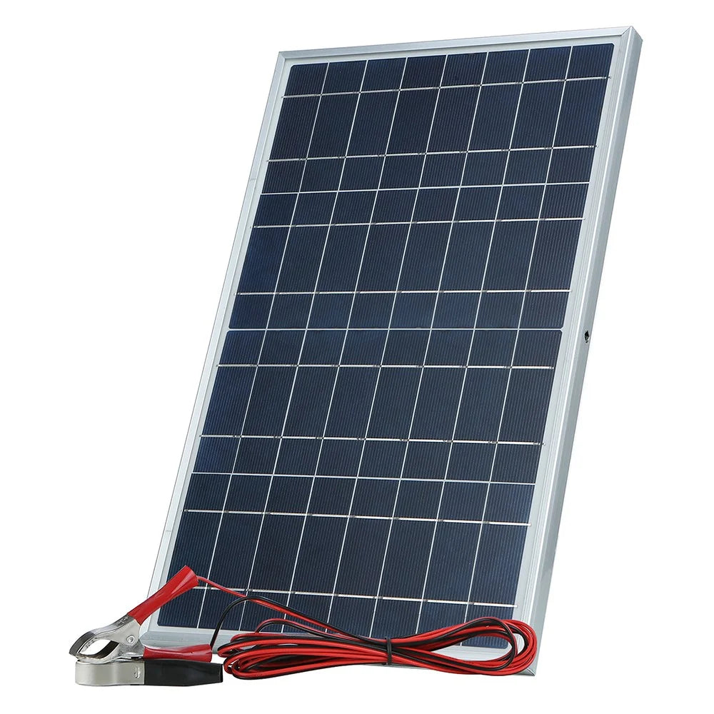 10W 12V Solar Panel Battery Charger for Vehicle, Gate Opener, Electrical Fence - 1