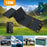10W 5V Portable Outdoor Solar Power Supply 5 Folding Solar Panels Phone Charging Device with 10-in-1 Cable - Camouflage - 2
