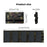 10W 5V Portable Outdoor Solar Power Supply 5 Folding Solar Panels Phone Charging Device with 10-in-1 Cable - Camouflage - 6