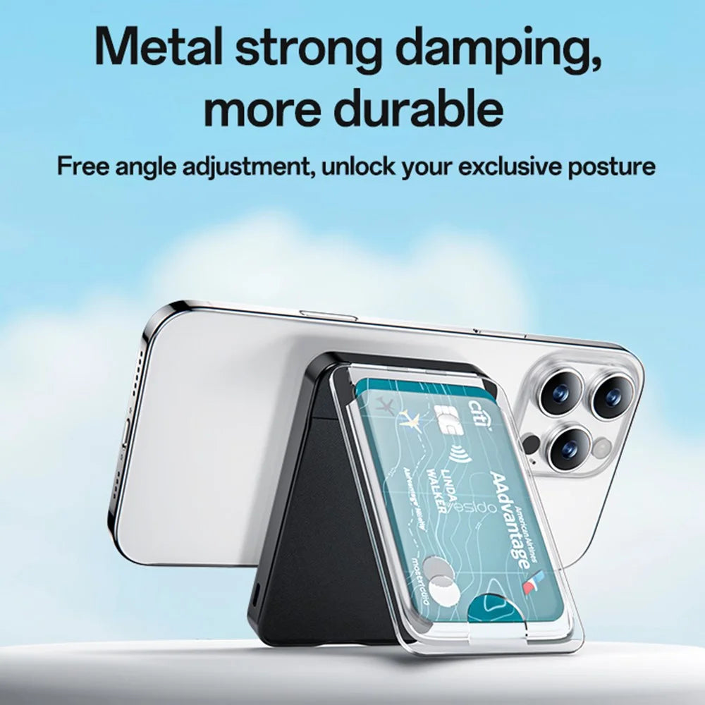 YESIDO YP93 5000mAh Power Bank with Card Holder GPS Tracking Phone Stand 15W Wireless Charging Portable Charger - 7