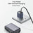 JOYROOM JR-PBF29 20000mAh Mini Power Bank 22.5W Fast Charging Portable Charger with Smart Digital Display and 3 Output Ports - Black - 3