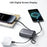 JOYROOM JR-PBF29 20000mAh Mini Power Bank 22.5W Fast Charging Portable Charger with Smart Digital Display and 3 Output Ports - Black - 4