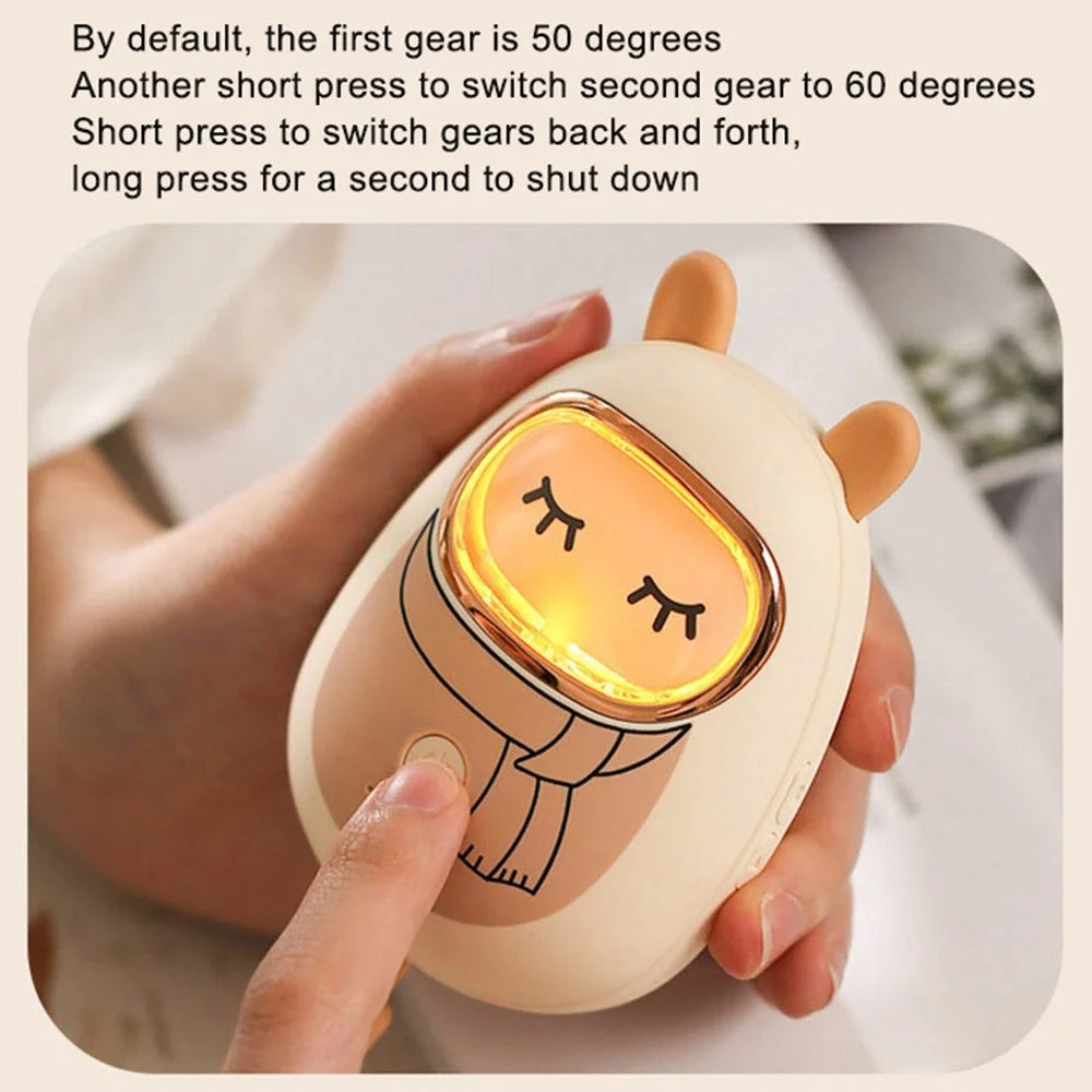 FC-6507 Night Light Hand Warmer Bluetooth-compatible Remote Control TikTok Wireless Scrolling Control Page Turner - Yellow - 7