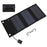 8W Foldable Solar Panel Monocrystalline Silicon Portable Outdoor Phone Solar Charger Power Bank - 1