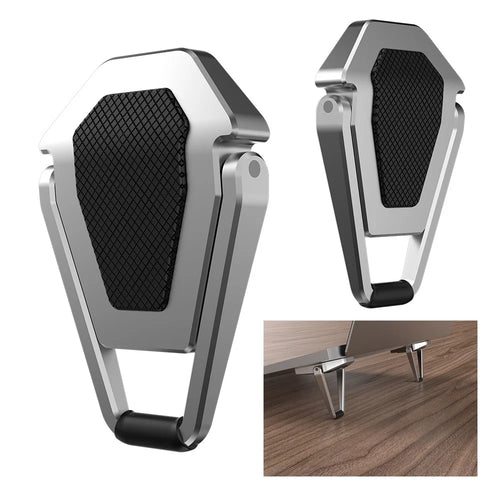 PTAZ40 Shield Shape Foldable Laptop Stand Desk Laptop Riser for MacBook Air Pro HP Lenovo - 1