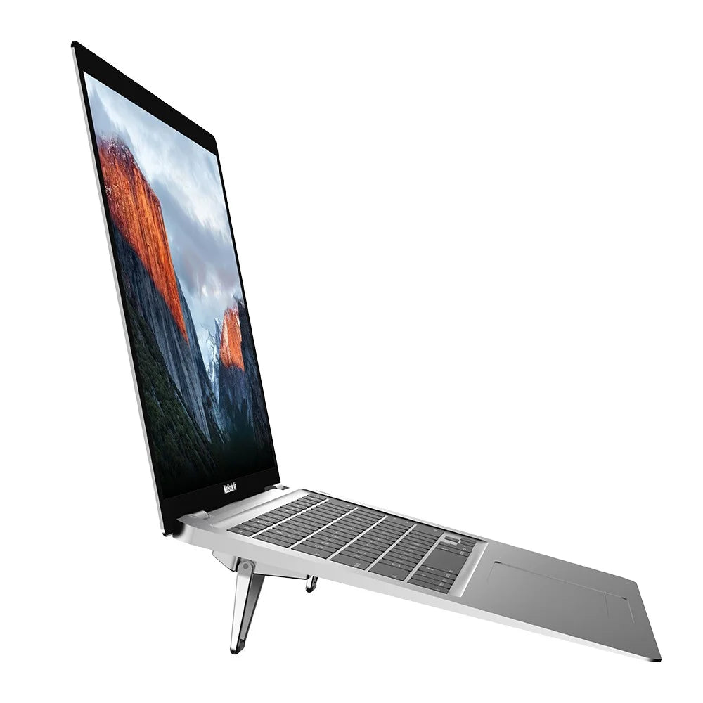 PTAZ40 Shield Shape Foldable Laptop Stand Desk Laptop Riser for MacBook Air Pro HP Lenovo - 7