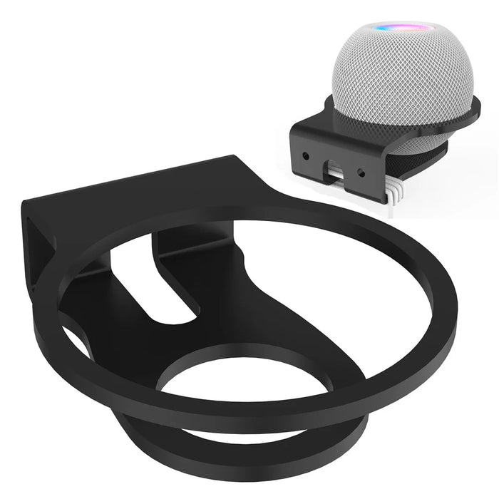 Smart Speaker Wall Mount Holder Bracket for Apple HomePod Mini - Black - 1
