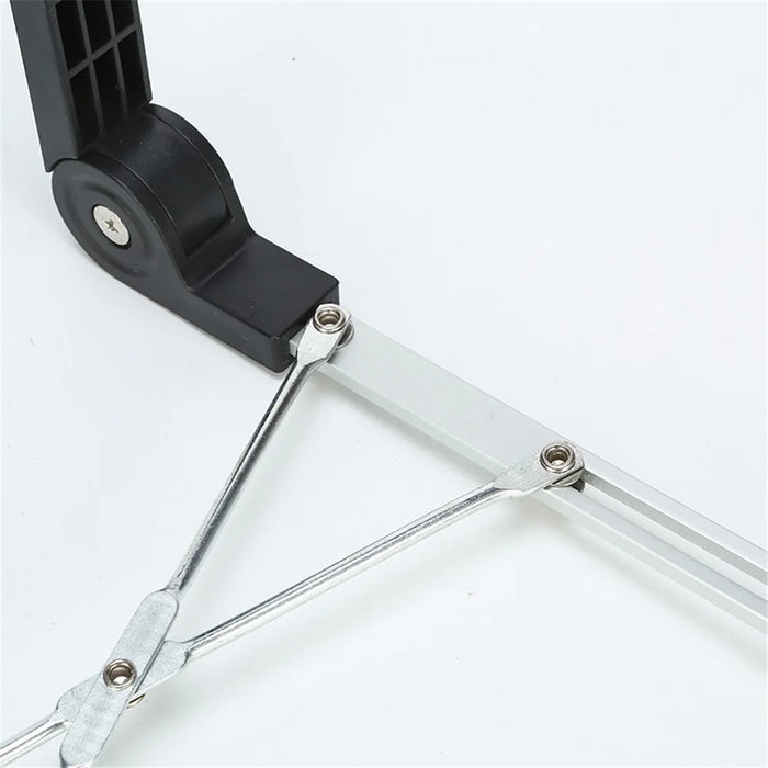 Y01 Height Adjustable Laptop Stand Desktop Bracket Foldable Aluminum Alloy Computer Riser - Black - 3
