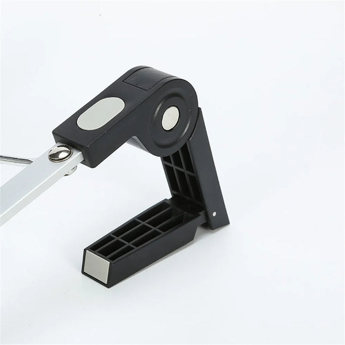 Y01 Height Adjustable Laptop Stand Desktop Bracket Foldable Aluminum Alloy Computer Riser - Black - 4