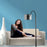 175cm Tablet Floor Stand Cell Phone Holder with Flexible Gooseneck Stable Base 360 Degree Rotating Mobile Phone Lazy Bracket Compatible with iPhone iPad for Live Streaming - 3