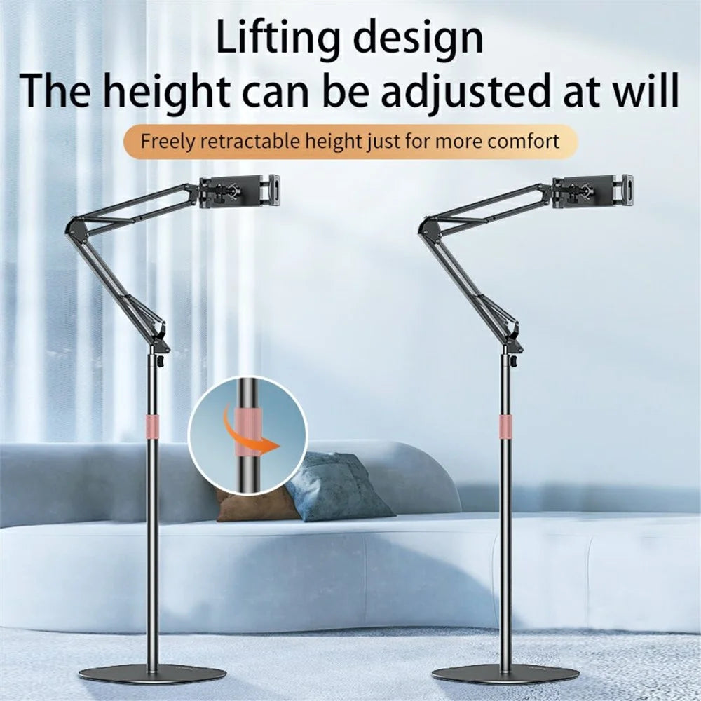 YESIDO C295 Holder Floor Stand Aluminum Alloy Lazy Phone Phone Bracket - 2