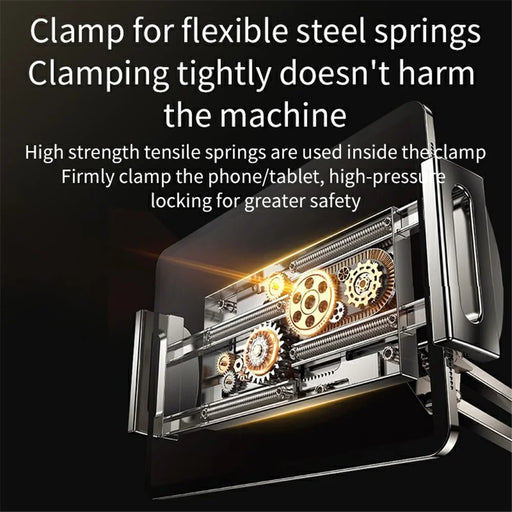 YESIDO C296 Adjustable Aluminum Alloy Arm Lazy Phone Tablet Holder Stand Bedside Desk Clip-On Bracket - 2