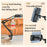 YESIDO C296 Adjustable Aluminum Alloy Arm Lazy Phone Tablet Holder Stand Bedside Desk Clip-On Bracket - 5
