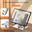 YY-J18 Heat Dissipation Hollow Tablet Stand 360 Degree Rotatable Foldable Phone Bracket - Grey - 3