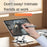 YY-J18 Heat Dissipation Hollow Tablet Stand 360 Degree Rotatable Foldable Phone Bracket - Grey - 4