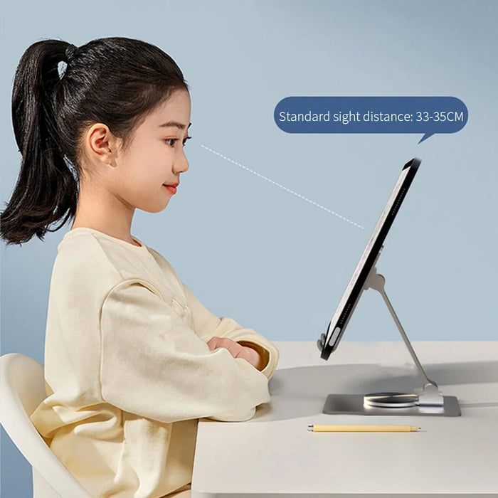 YY-022 Desktop Phone Tablet Holder Stand 360-Degree Rotatable Aluminum Alloy Bracket - Black - 4