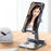 YY-003 Aluminum Alloy Cell Phone Holder Stand Rack Bracket Foldable Desktop Tablet Mount - Grey - 6
