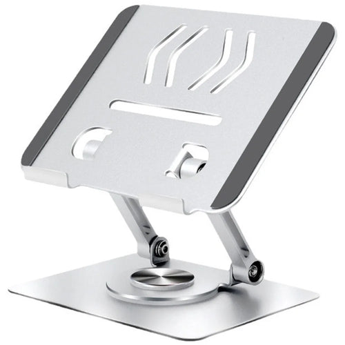 P2042 Foldable Tablet Stand Holder Alloy Steel 7-12 inch Tablet PC Desktop Mount for Hands-Free Use - 1