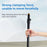 B040 Metal Tabletop Clip-On Camera Phone Live Streaming Stand Retractable Rod with 1 / 4 Screw Interface - 3