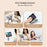 XUNDD A1 Heat Dissipation Laptop Stand Angle Adjustable Foldable Notebook Bracket - 5
