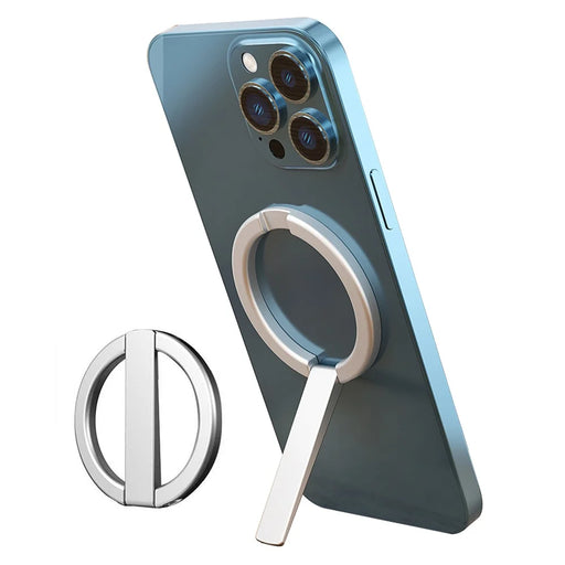 AHASTYLE WG74 Phone Kickstand Zinc Alloy Phone Holder - Silver - 1