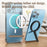 AHASTYLE WG74 Phone Kickstand Zinc Alloy Phone Holder - Silver - 2
