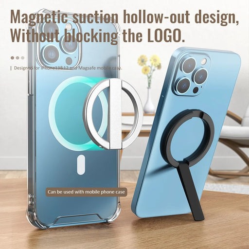 AHASTYLE WG74 Phone Kickstand Zinc Alloy Phone Holder - Silver - 2