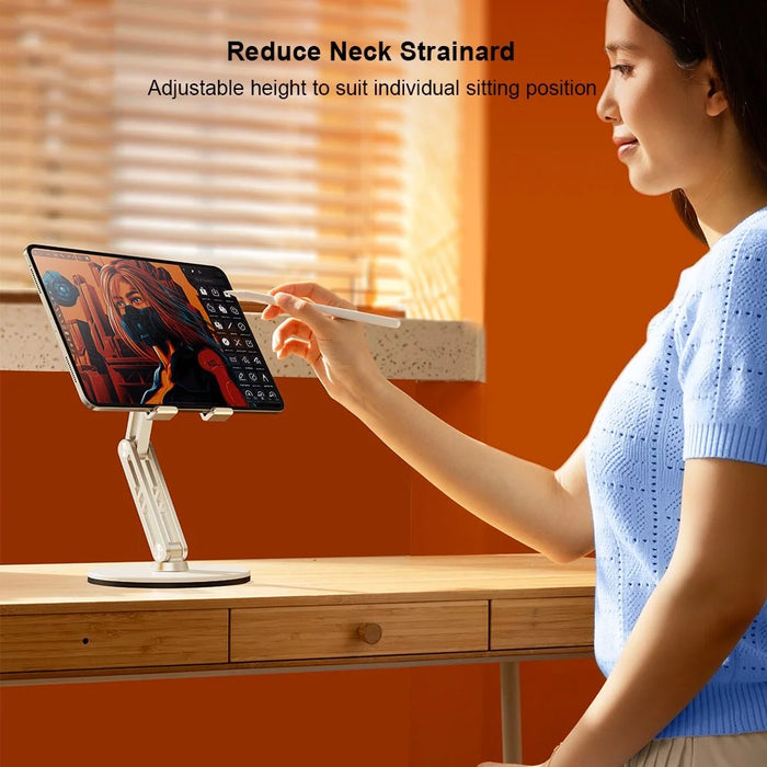 XUNDD XDHO-034 Rotation Tablet Stand Holder Desktop Mount Display Holder - Silver - 6