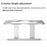 JIUSHARK 17-inch Notebook Desktop Heat Dissipation Stand Aluminum Alloy Laptop Heighten Bracket - 4