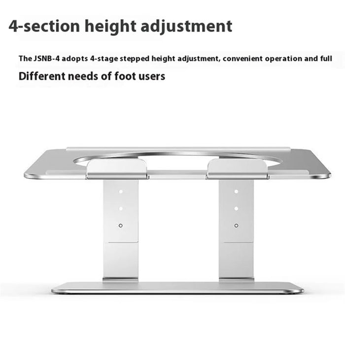 JIUSHARK 17-inch Notebook Desktop Heat Dissipation Stand Aluminum Alloy Laptop Heighten Bracket - 4