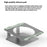 JIUSHARK 17-inch Notebook Desktop Heat Dissipation Stand Aluminum Alloy Laptop Heighten Bracket - 7