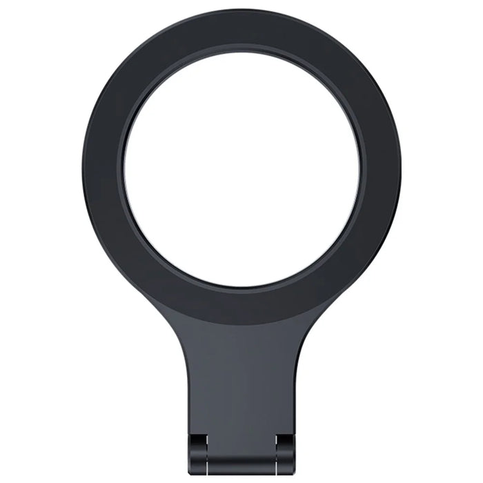 D59 Magnetic Phone Back Dual Ring Holder Aluminum Alloy Support Kickstand Finger Ring Grip - 2